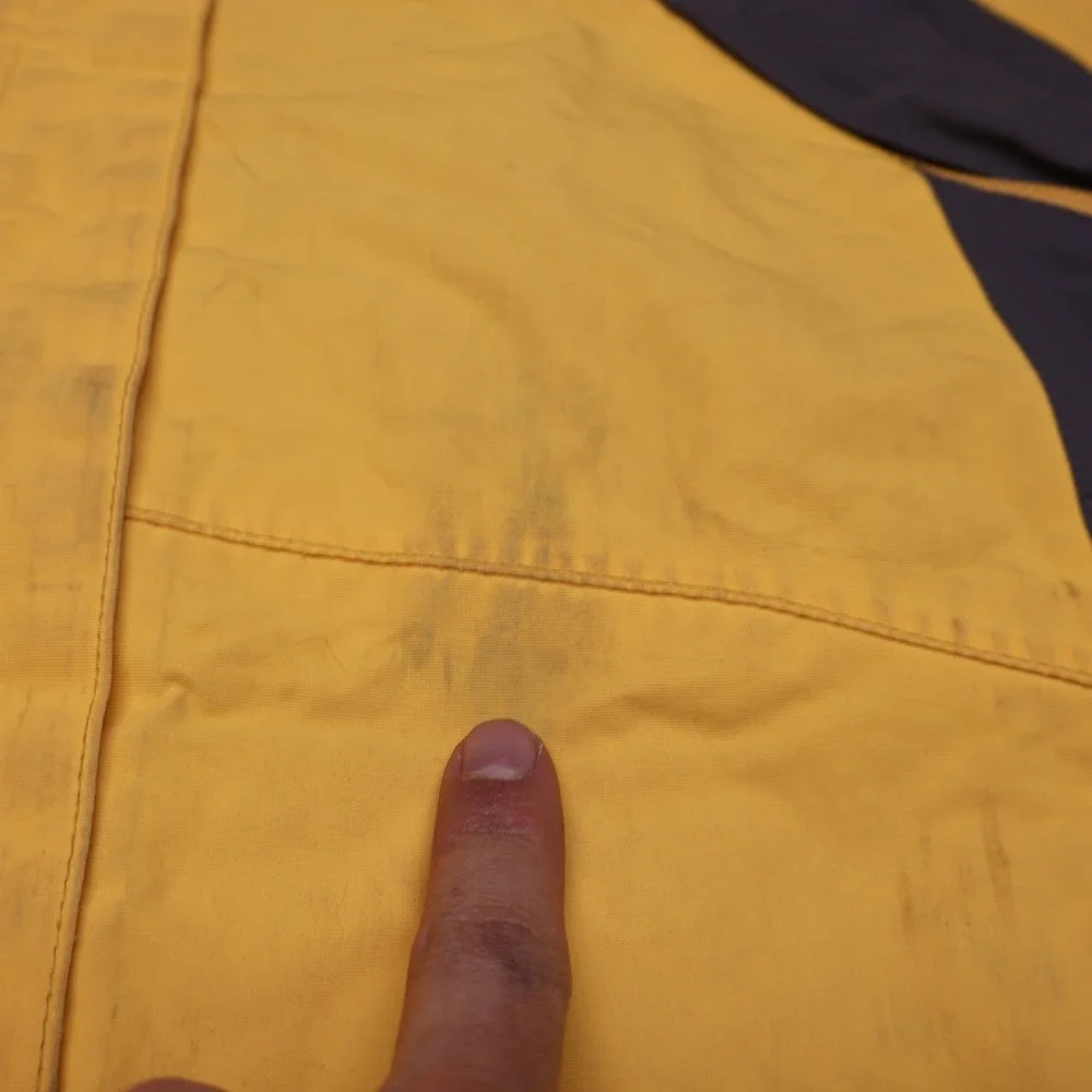 North Face Jacket Womens Medium‎ Yellow Waterproof Wind Rain Snow 3in1 Shell VTG